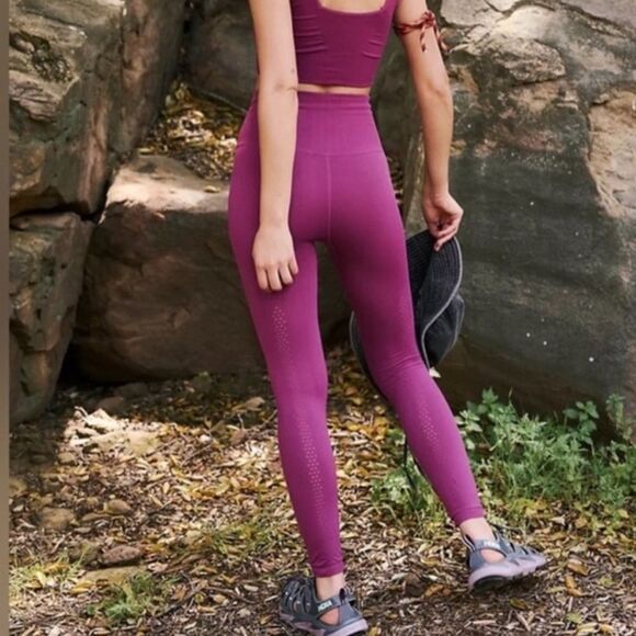 NWT Free People Movement High-Rise Good Karma Space Dye Leggings Size M-L - Picture 3 of 12